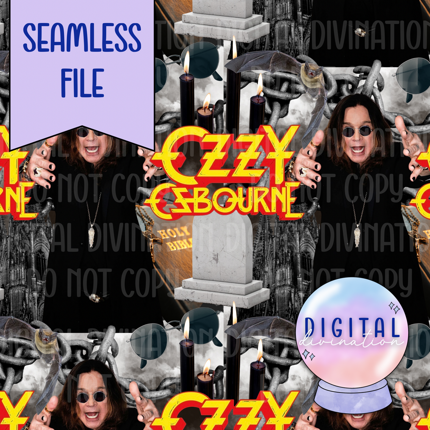 Ozzy Seamless Collage