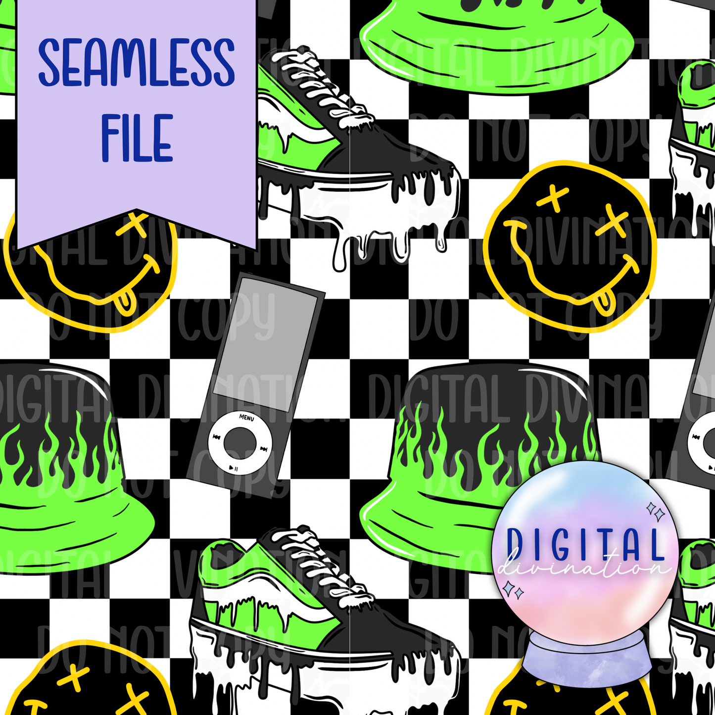 Shoes & Smileys Seamless Bundle