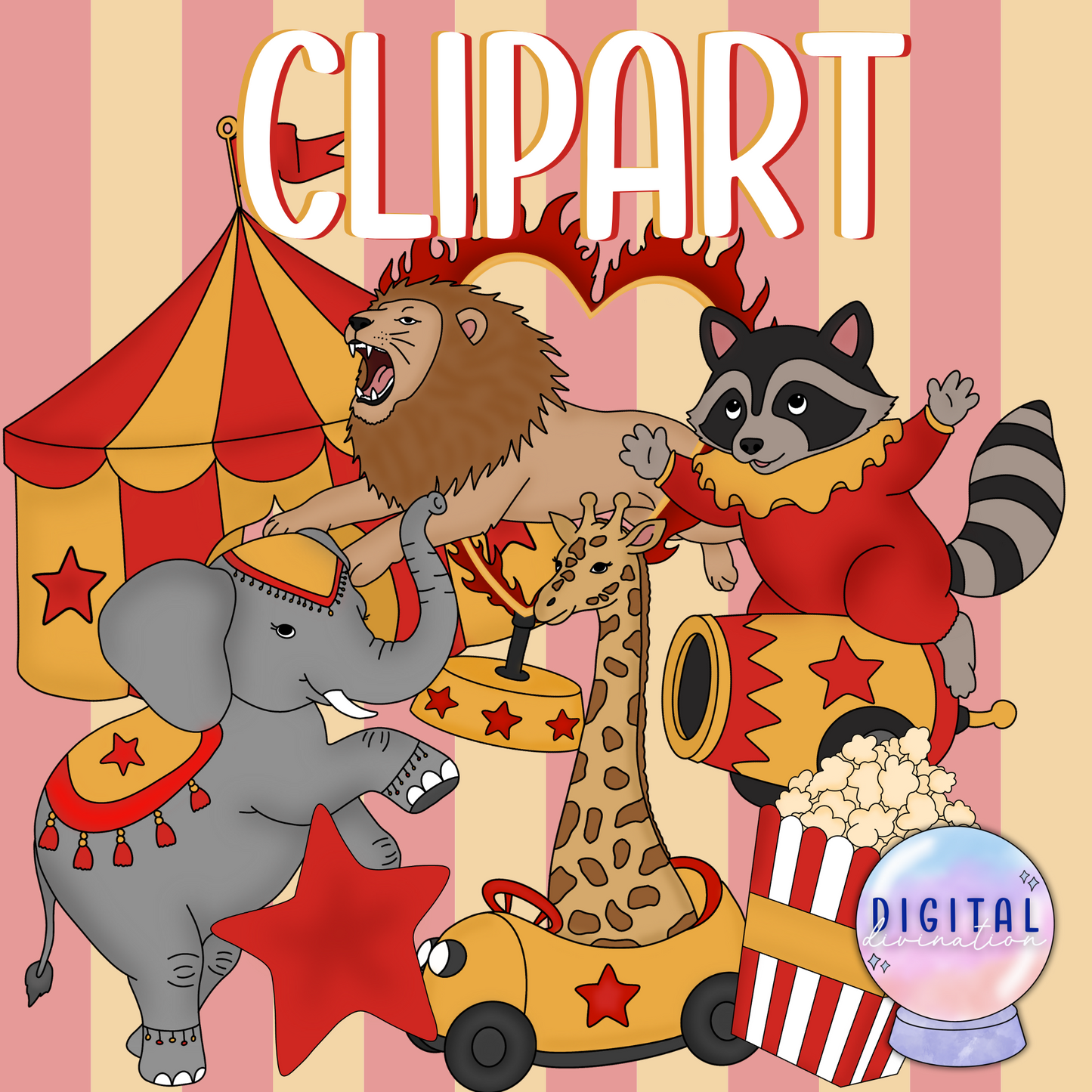 Freak Show Clipart Set
