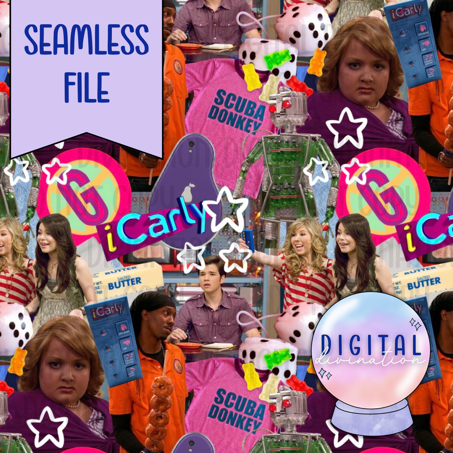 Carly Seamless Collage