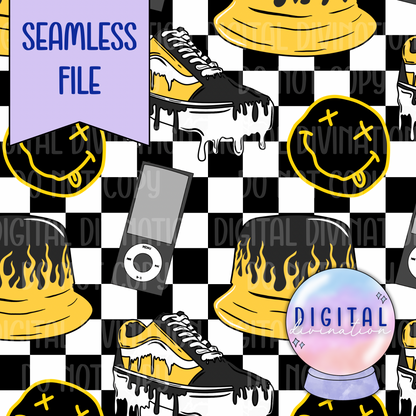 Shoes & Smileys Seamless Bundle