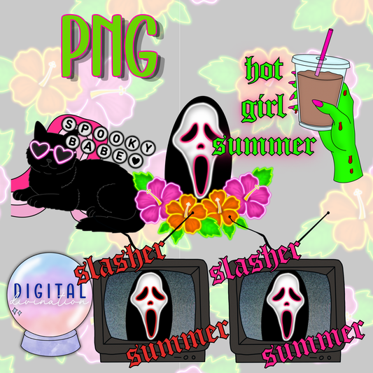 Summerween PNG Bundle