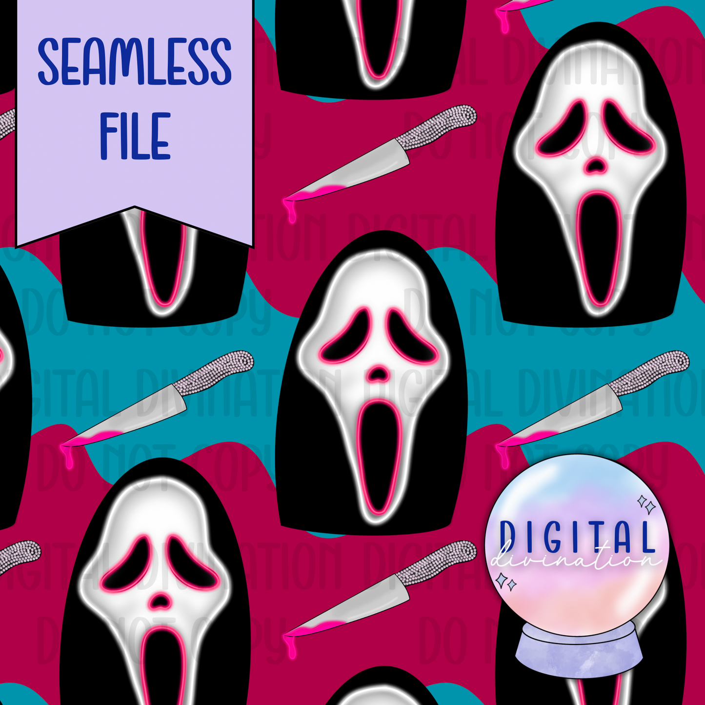 Horror Seamless Set