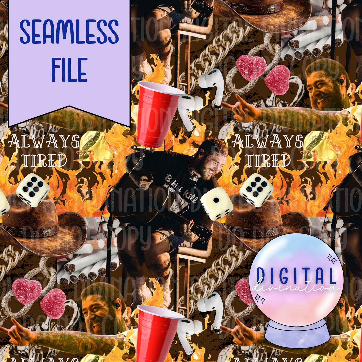 Posty Seamless Collage