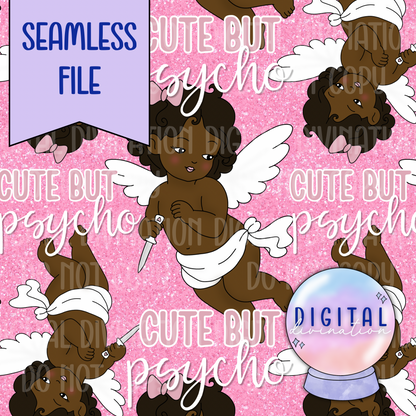 Cute But Psycho Seamless Bundle