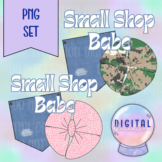 Small Shop Babe PNG Set