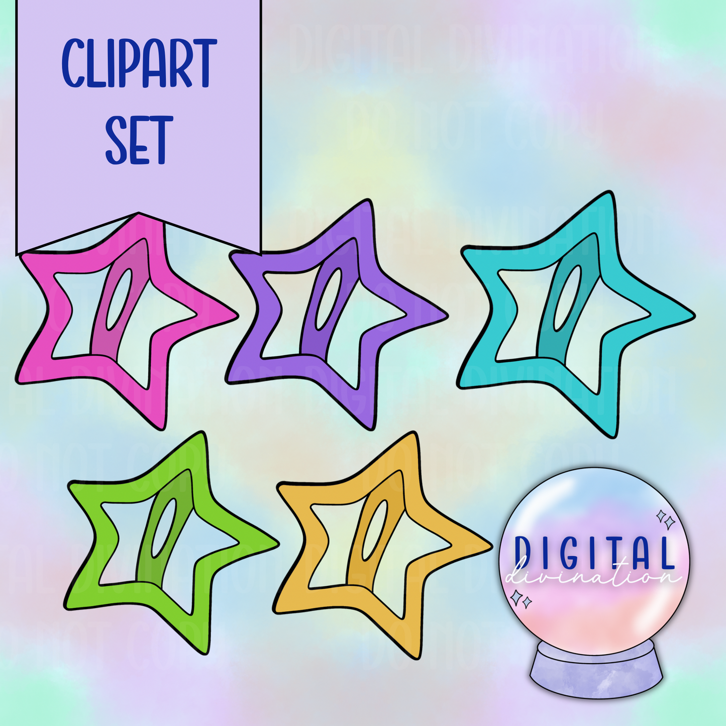 Star Clips Clipart