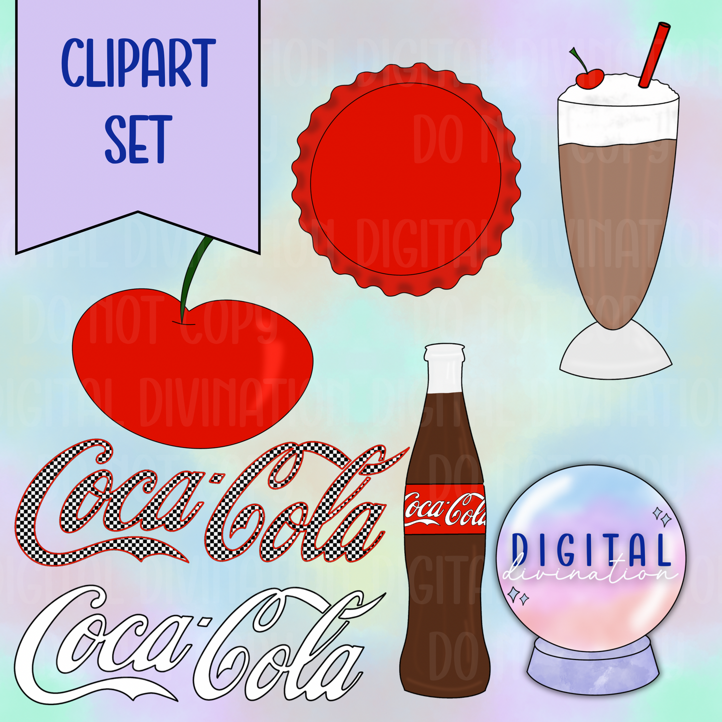 Cola Clipart Set