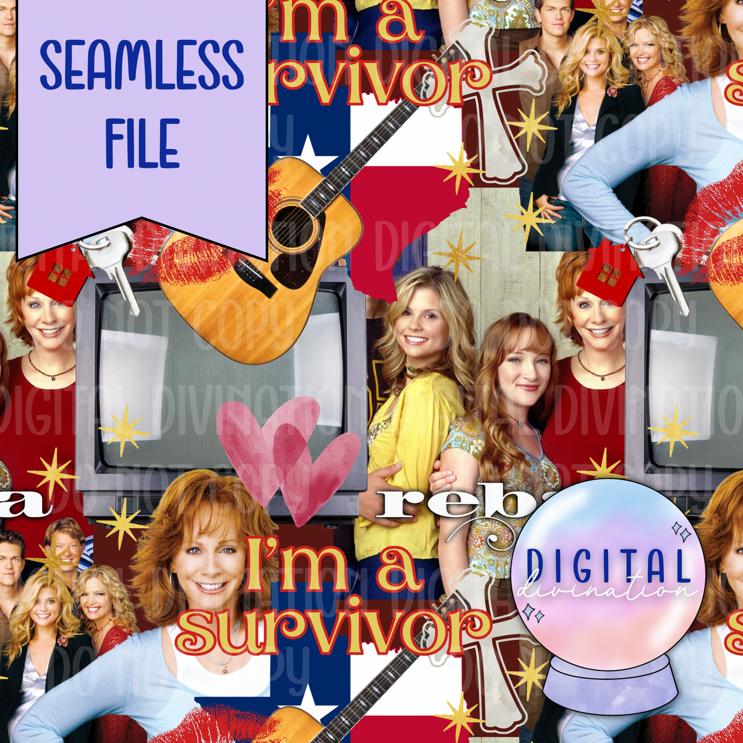 Reba Seamless Collage
