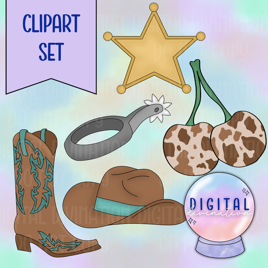 Western Clipart Set